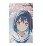 smiling, beautiful girlZERO（個別スタンプ：18）