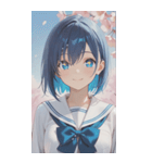 smiling, beautiful girlZERO（個別スタンプ：19）