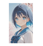 smiling, beautiful girlZERO（個別スタンプ：21）