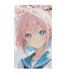 smiling, beautiful girlZERO（個別スタンプ：22）