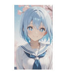 smiling, beautiful girlZERO（個別スタンプ：23）