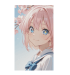 smiling, beautiful girlZERO（個別スタンプ：25）