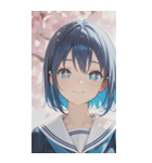 smiling, beautiful girlZERO（個別スタンプ：26）