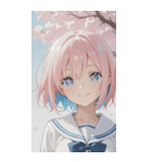 smiling, beautiful girlZERO（個別スタンプ：27）