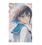 smiling, beautiful girlZERO（個別スタンプ：29）