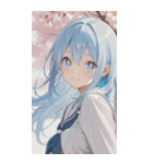 smiling, beautiful girlZERO（個別スタンプ：30）