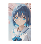 smiling, beautiful girlZERO（個別スタンプ：32）