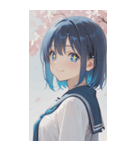 smiling, beautiful girlZERO（個別スタンプ：37）