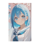 smiling, beautiful girlZERO（個別スタンプ：39）