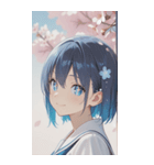 smiling, beautiful girlZERO（個別スタンプ：40）