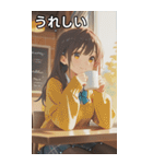 Smiling knit beautiful girl（個別スタンプ：37）