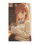 Smiling knit beautiful girl zero（個別スタンプ：12）