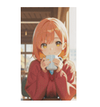 Smiling knit beautiful girl zero（個別スタンプ：20）