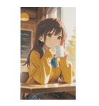 Smiling knit beautiful girl zero（個別スタンプ：37）