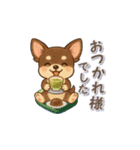 チワワさんの夏スタンプ（個別スタンプ：8）