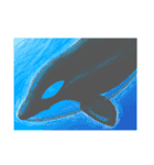 リアル寄りの動物イラスト＋文字・飾り（個別スタンプ：14）