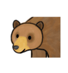 リアル寄りの動物イラスト＋文字・飾り（個別スタンプ：25）