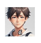 元気な男の子のタイ語スタンプ（個別スタンプ：31）