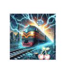 電気列車『雷電⚡️』発進‼️（個別スタンプ：13）