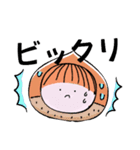 ハーフアップの女の子 その③（個別スタンプ：11）