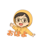 元気なお母さんの夏のコミュニケーション！（個別スタンプ：4）