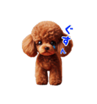 トイプードル可愛いなぁ（個別スタンプ：7）