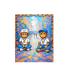 刺青monkeyパズル2（個別スタンプ：6）