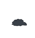 様子のおかしい黒ポメ（個別スタンプ：6）