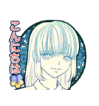 えんぴつで描いた様なイラスト風スタンプ（個別スタンプ：1）