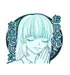 えんぴつで描いた様なイラスト風スタンプ（個別スタンプ：6）