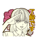 えんぴつで描いた様なイラスト風スタンプ（個別スタンプ：10）