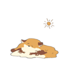 うごくきつね（夏っぽい）（個別スタンプ：6）