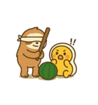 のっけとぷるりの夏休み☀（個別スタンプ：2）