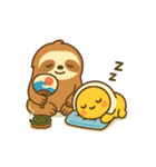のっけとぷるりの夏休み☀（個別スタンプ：9）