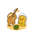 のっけとぷるりの夏休み☀（個別スタンプ：16）