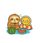のっけとぷるりの夏休み☀（個別スタンプ：18）