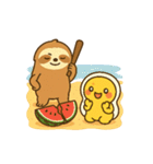 のっけとぷるりの夏休み☀（個別スタンプ：20）