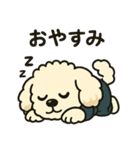 タイニープードルのメッちゃん（個別スタンプ：4）