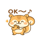 リスのりすあちゃん（個別スタンプ：5）
