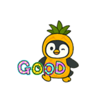 パイナップルを着たペンギン（個別スタンプ：6）