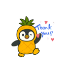パイナップルを着たペンギン（個別スタンプ：11）
