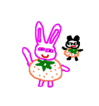 えなみさんのえ(うさぎ)（個別スタンプ：11）