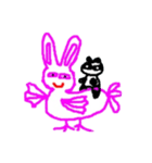 えなみさんのえ(うさぎ)（個別スタンプ：14）