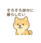 柴犬のきもちスタンプ（個別スタンプ：25）