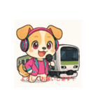 Vチューバーと電車のコラボです（個別スタンプ：2）