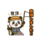 登山パンダのスタンプ（個別スタンプ：13）