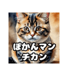 水彩タッチのマンチカン日和（個別スタンプ：22）