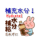 中国語繁体字,日本語,英語、夏の連絡用（個別スタンプ：11）