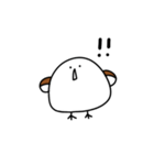 表情で伝えるシマエナガちゃん（個別スタンプ：3）