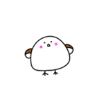 表情で伝えるシマエナガちゃん（個別スタンプ：6）